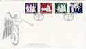 1991-10-14 IOM Christmas Stamps FDC (62417)