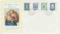 1976-10-14 IOM Christmas Stamps FDC (62482)