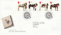 1997-07-08 Queens Horses Stamps Bureau FDC (62567)