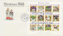 1986-11-18 Guernsey Christmas Stamps M/S FDC (62641)