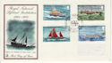 1974-01-15 Guernsey Lifeboat Stamps FDC (62672)