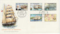 1983-11-15 Guernsey Shipping Stamps FDC (62752)