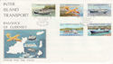 1981-08-25 Guernsey Island Transport Stamps FDC (62797)