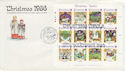 1986-11-18 Guernsey Christmas Stamps M/S FDC (62858)