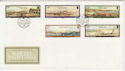 1985-11-19 Guernsey Naftel Paintings Stamps FDC (62861)