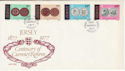 1977-03-25 Jersey Currency Reform Stamps FDC (62924)