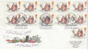 1993-11-09 Christmas Stamps Rochester FDC (63002)