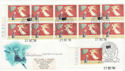 1996-12-25 Christmas Stamps LX11 Cyl Margin Souv (63016)
