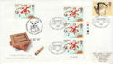 1997-10-27 Christmas Stamps T/L London WC2 FDC (63033)