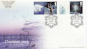 2003-11-04 Christmas Stamps + Labels Snowhill FDC (63075)