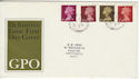1968-02-05 Definitive Stamps Lymington cds FDC (63196)
