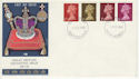 1968-02-05 Definitive Stamps Harrow FDC (63197)
