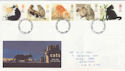 1995-01-17 Cats Stamps Nottingham FDC (63243)