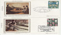 1982-07-23 British Textiles Stamps x4 FDC (63366)