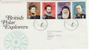 1972-02-16 Polar Explorers Stamps Bureau FDC (63444)