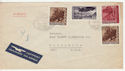 Liechtenstein 1960 Stamps used on Cover to USA (63686)