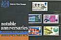1969-04-02 Anniversaries Stamps Pres Pack (P9)