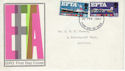 1967-02-20 EFTA Stamps Llanelli FDC (63829)