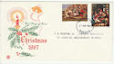 1967-11-27 Christmas Stamps Worcester FDC (63861)
