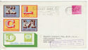1971-02-15 Definitive Stamp Paddington Slogan FDC (63926)