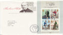 1979-10-24 Rowland Hill Stamps M/S Bureau FDC (63935)