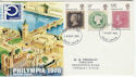 1970-09-18 Philympia Stamps Devon FDC (63955)