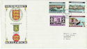 1969-10-01 Guernsey HV Definitive Stamps FDC (64175)