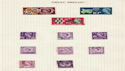 GB Stamps on Page (64429)
