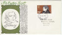 1971-07-28 Walter Scott Stamp Worthing FDC (64509)