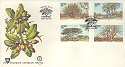 1983-08-03 Indigenous Trees Stamps FDC (6498)