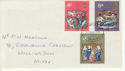 1970-11-25 Christmas Stamps London EC FDC (64995)