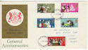 1970-04-01 Anniversaries Stamps Harrow FDC (65047)
