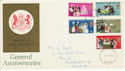 1970-04-01 Anniversaries Stamps Teeside FDC (65048)