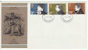 1971-07-28 Literary Anniversaries Stamps Newcastle FDC (65058)