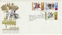1971-08-25 Anniversaries Stamps London FDC (65088)