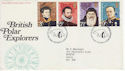 1972-02-16 Polar Explorers Stamps Bureau FDC (65111)