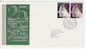 1972-11-20 Silver Wedding Stamps Bureau FDC (65162)