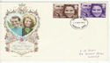 1973-11-14 Royal Wedding Stamps Chichester FDC (65196)