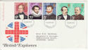 1973-04-18 British Explorers Stamps London FDC (65258)