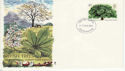 1974-02-27 British Trees Stamp Southampton FDC (65312)