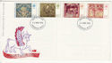 1976-11-24 Christmas Stamps Swindon FDC (65456)
