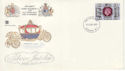 1977-06-15 Silver Jubilee Stamp London W1 FDC (65501)