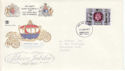 1977-06-15 Silver Jubilee Stamp Bognor FDC (65503)