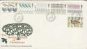1977-11-23 Christmas Stamps Three Mile Cross cds FDC (65512)
