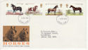 1978-07-05 Horses Stamps Ilford FDC (65654)
