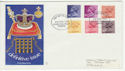 1976-02-25 Definitive Stamps Stoke FDC (65716)