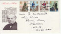 1979-08-22 Rowland Hill Stamps Aldershot on FDC (65759)