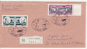 1984 France Airmail Stamps Used on Cover (65995)
