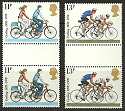 1978-08-02 Cycling Gutter Stamps MNH (6601)