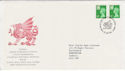 1986-01-07 Wales Definitive Stamps Cardiff FDC (66075)